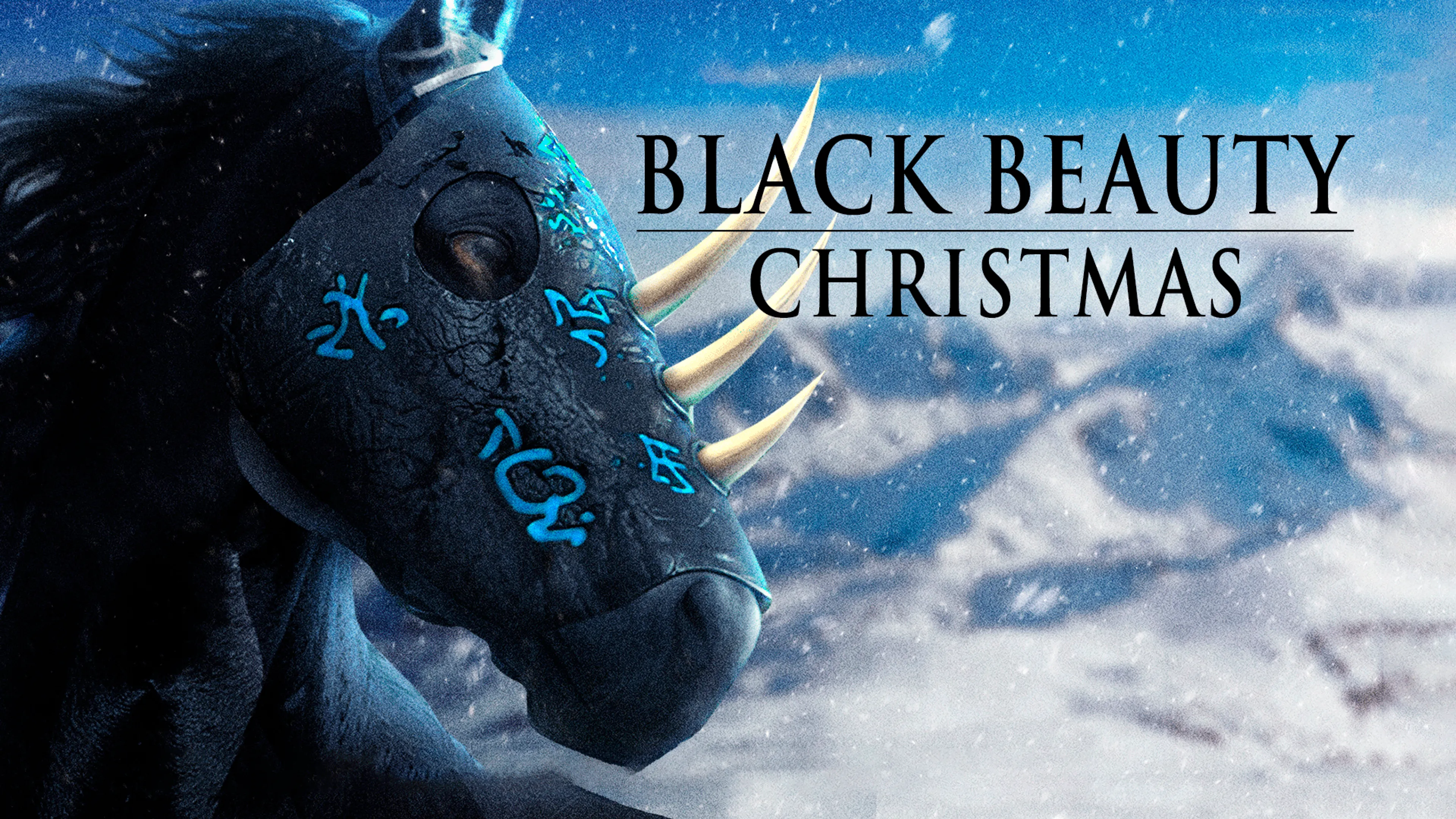 Black Beauty Christmas poster